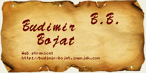 Budimir Bojat vizit kartica